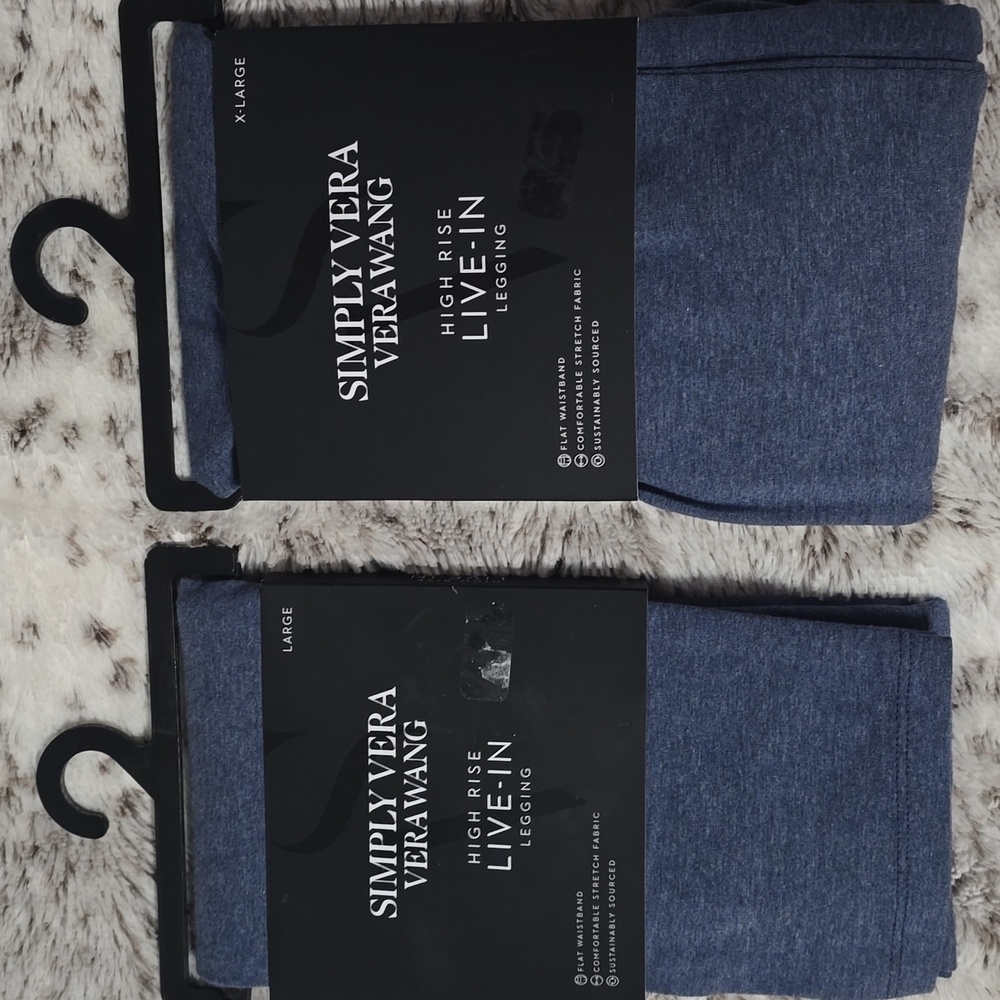 Legging High Rise Live-In By Vera Wang Blue Large